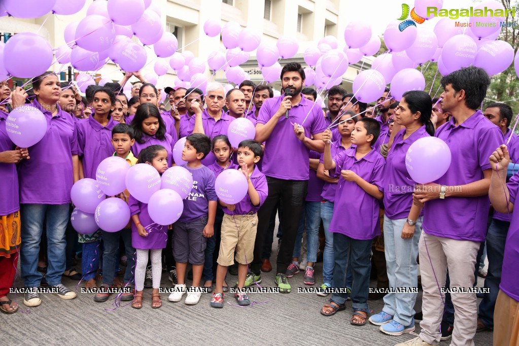 Actor Sumanth Flags Off The Glaucoma Awareness Walk Organised By LV Prasad Eye Institute, Banjara Hills