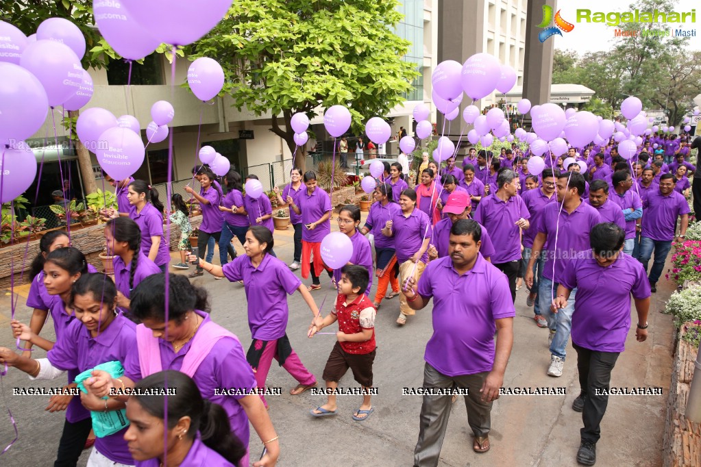 Actor Sumanth Flags Off The Glaucoma Awareness Walk Organised By LV Prasad Eye Institute, Banjara Hills