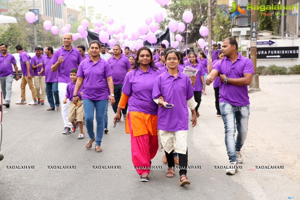 Actor Sumanth Flags Off The Glaucoma Awareness Walk Organised By LV Prasad Eye Institute, Banjara Hills