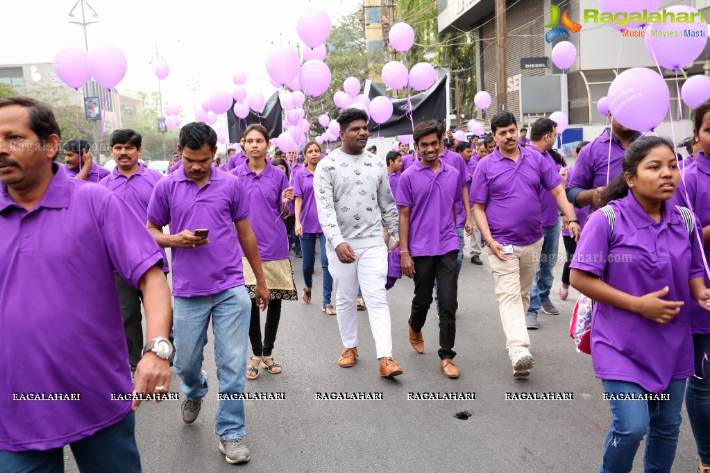 Actor Sumanth Flags Off The Glaucoma Awareness Walk Organised By LV Prasad Eye Institute, Banjara Hills