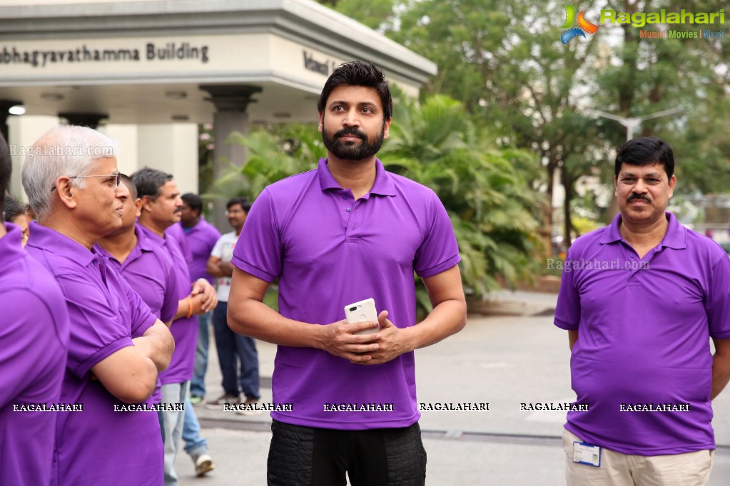 Actor Sumanth Flags Off The Glaucoma Awareness Walk Organised By LV Prasad Eye Institute, Banjara Hills