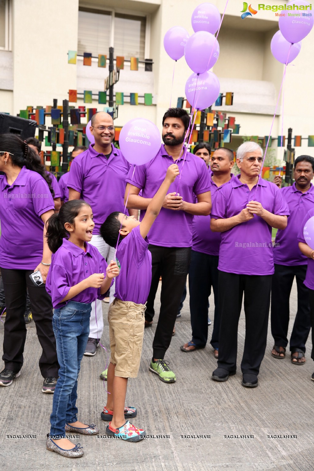 Actor Sumanth Flags Off The Glaucoma Awareness Walk Organised By LV Prasad Eye Institute, Banjara Hills