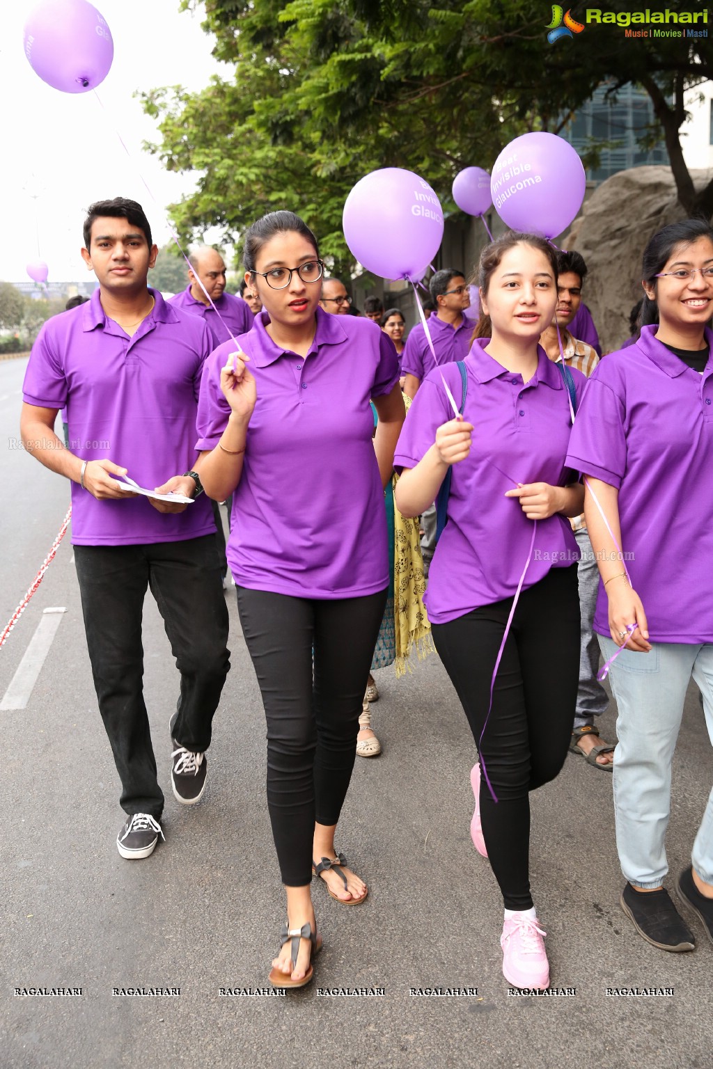 Actor Sumanth Flags Off The Glaucoma Awareness Walk Organised By LV Prasad Eye Institute, Banjara Hills