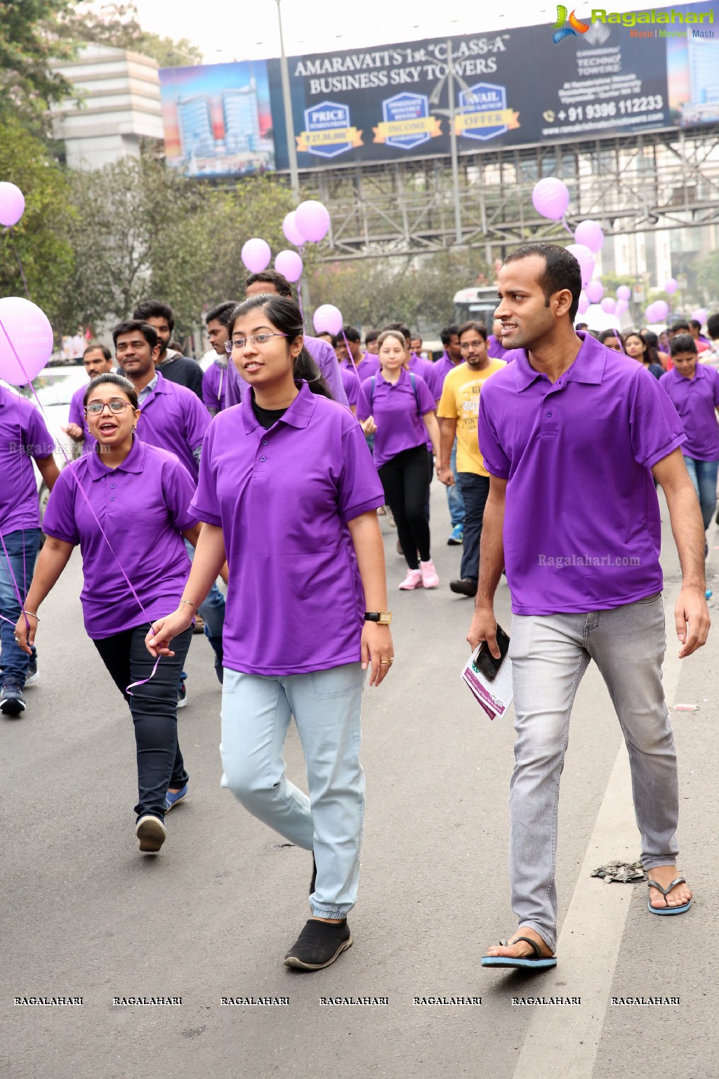 Actor Sumanth Flags Off The Glaucoma Awareness Walk Organised By LV Prasad Eye Institute, Banjara Hills