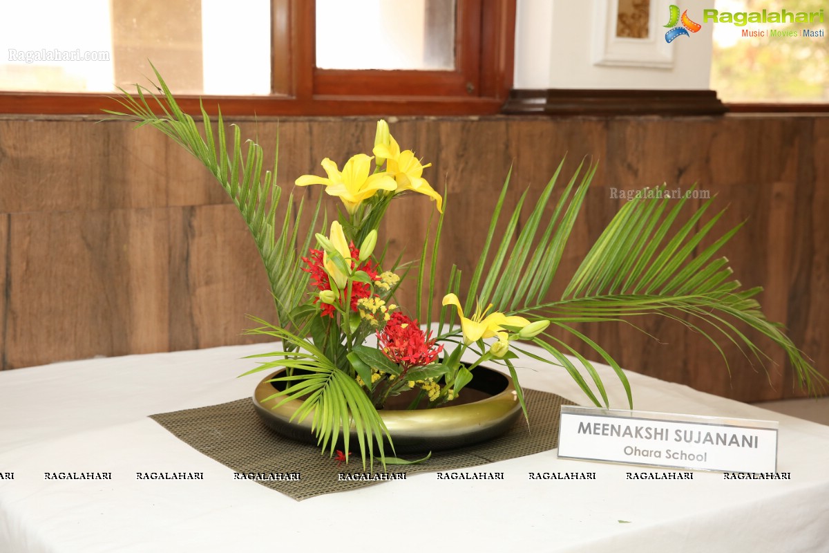 Guru Samhitha Annual Ikebana Exhibition at Film Nagar Cultural Center