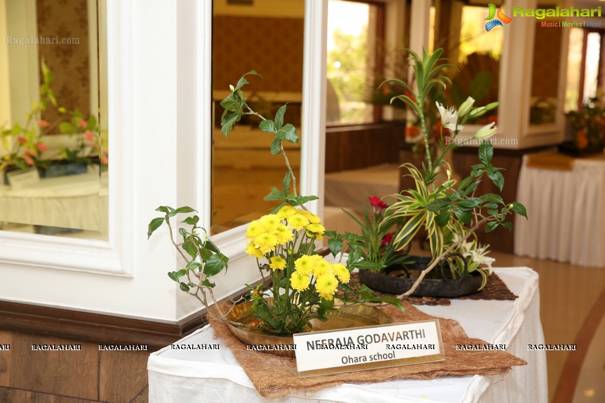 Guru Samhitha Annual Ikebana Exhibition at Film Nagar Cultural Center