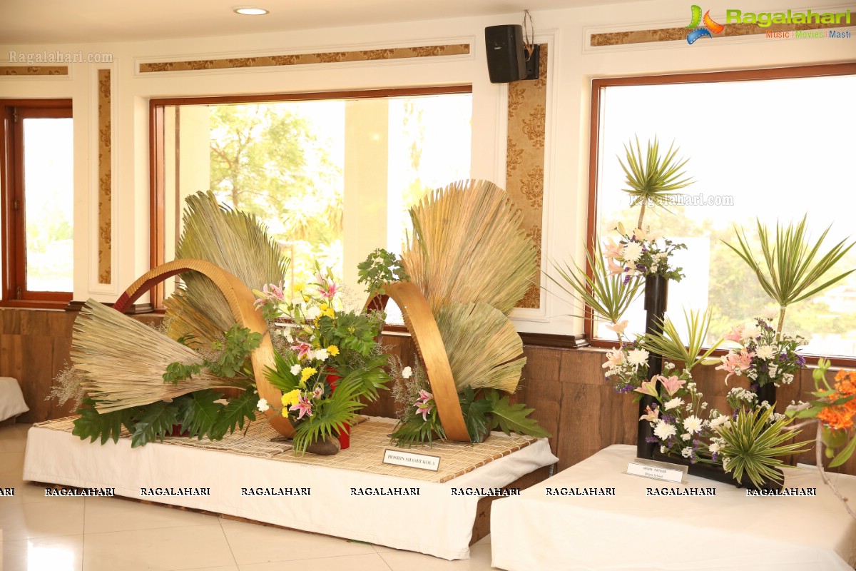 Guru Samhitha Annual Ikebana Exhibition at Film Nagar Cultural Center