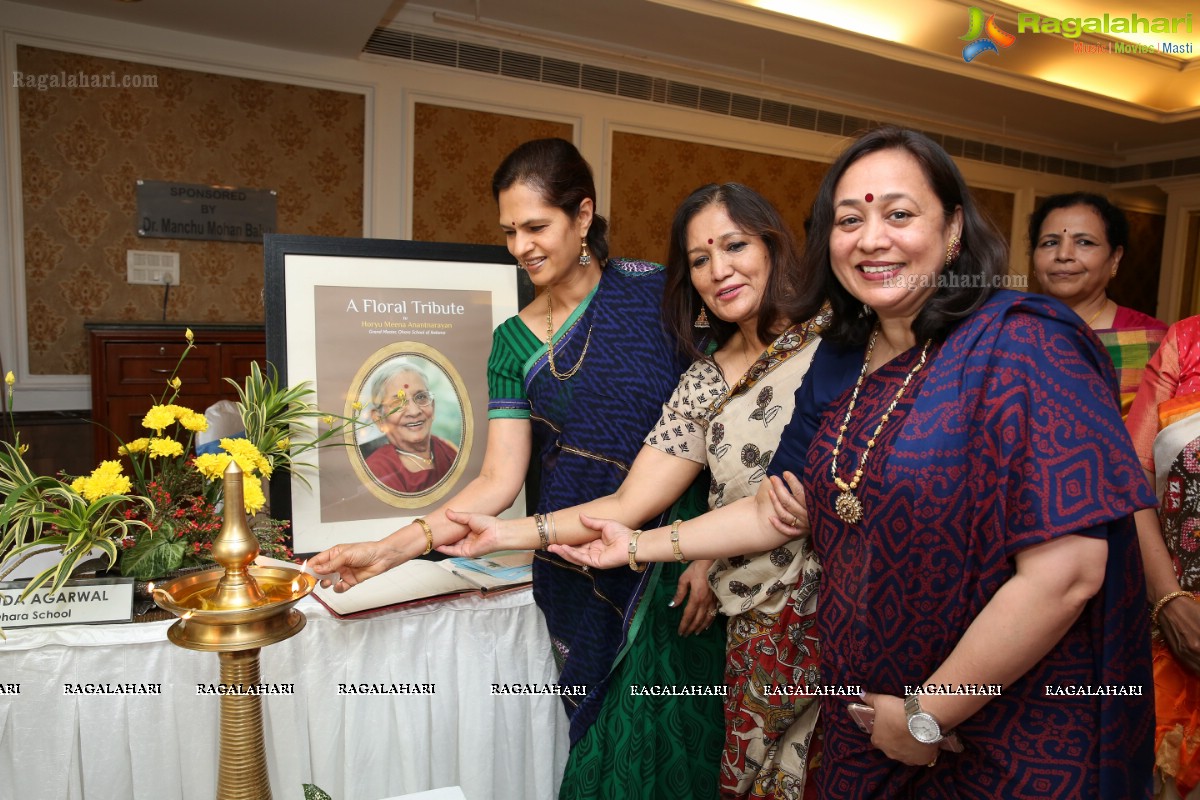 Guru Samhitha Annual Ikebana Exhibition at Film Nagar Cultural Center