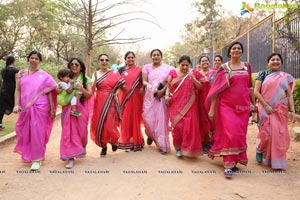 Milind Soman Saree Run