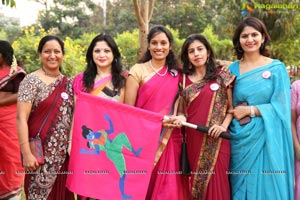 Milind Soman Saree Run