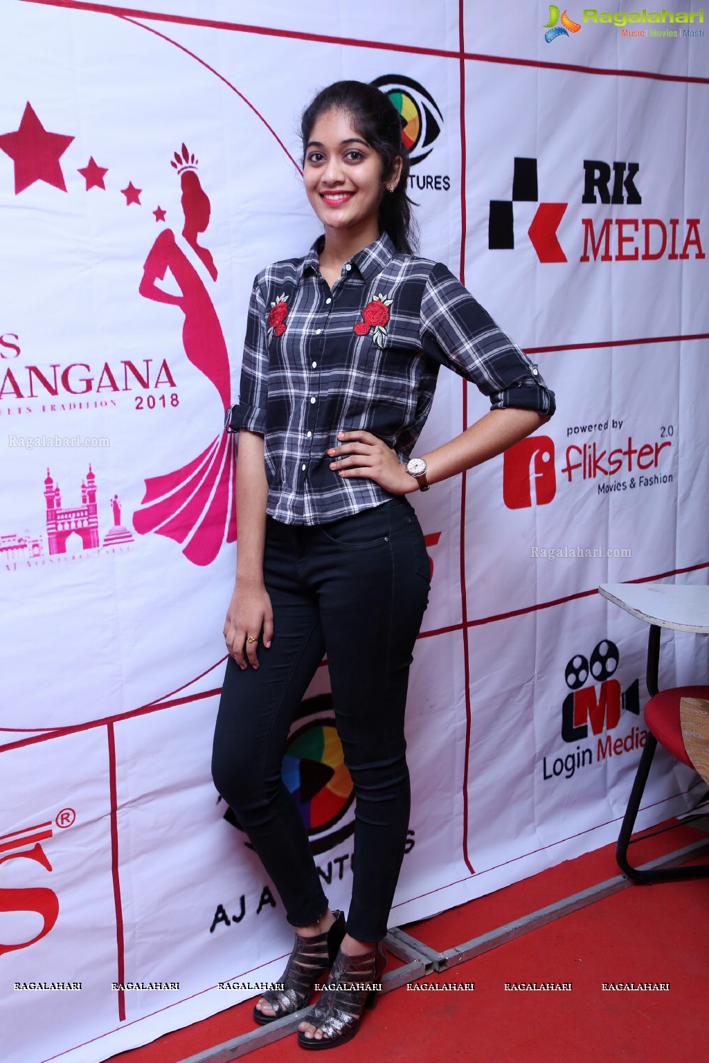 Miss Telangana 2018 Press Meet at Lakhotia Institute of Design, Banjara Hills