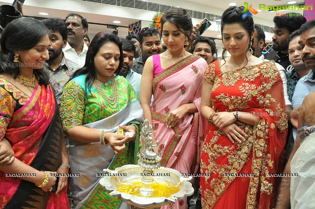 Raashi Khanna and Mehrene Kaur launches KLM Fashion Mall in Nellore