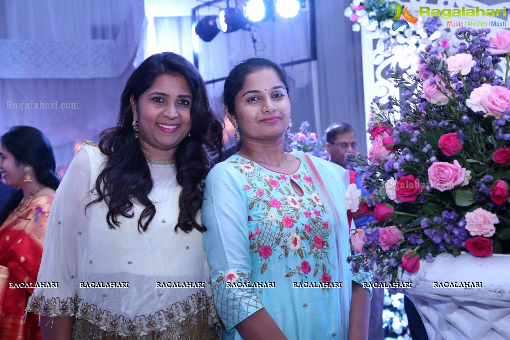 Sabitha & Bhargav Wedding Reception @ Sandhya Convention, Gachibowli