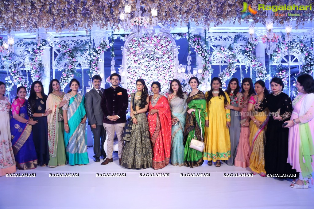 Sabitha & Bhargav Wedding Reception @ Sandhya Convention, Gachibowli