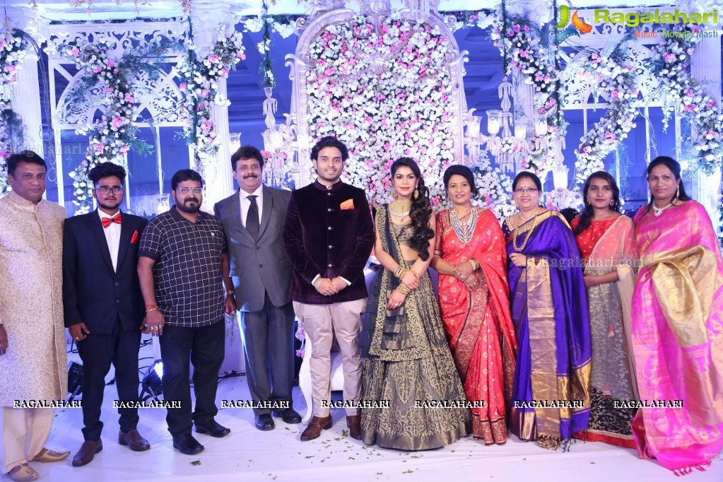 Sabitha & Bhargav Wedding Reception @ Sandhya Convention, Gachibowli