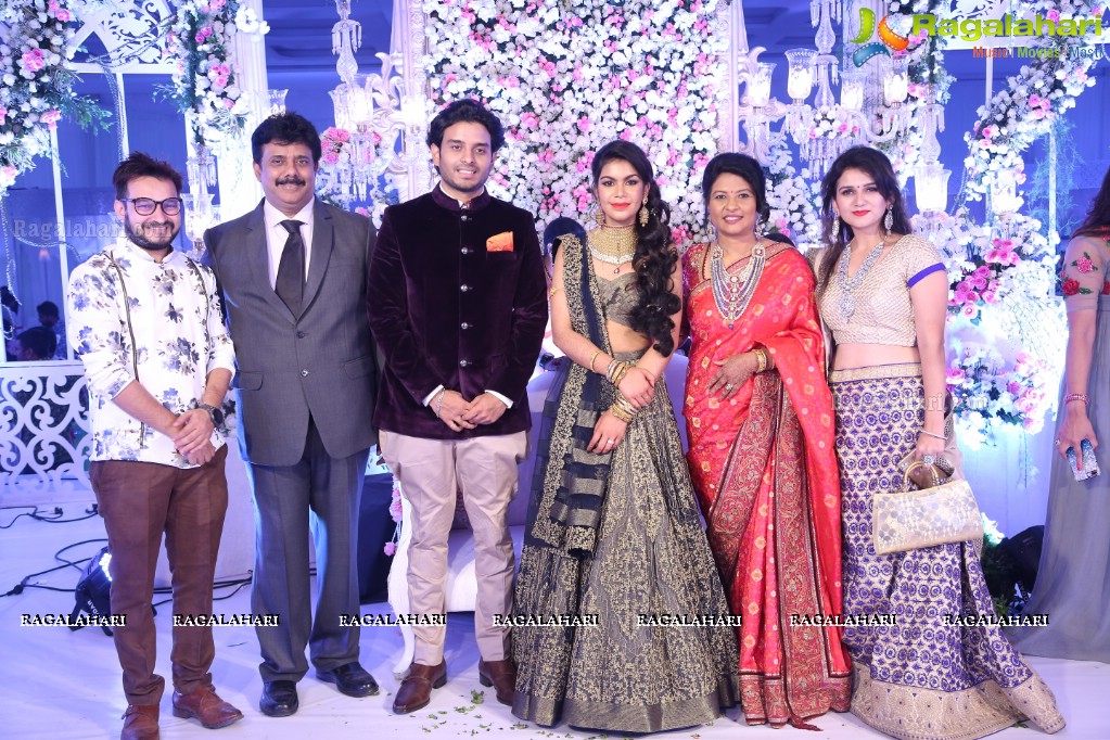 Sabitha & Bhargav Wedding Reception @ Sandhya Convention, Gachibowli