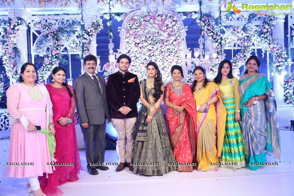 Sabitha & Bhargav Wedding Reception @ Sandhya Convention, Gachibowli