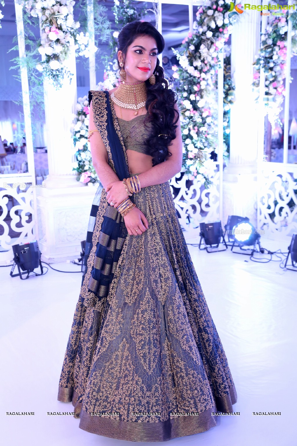 Sabitha & Bhargav Wedding Reception @ Sandhya Convention, Gachibowli