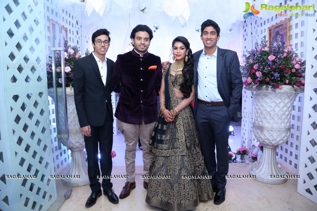 Sabitha & Bhargav Wedding Reception @ Sandhya Convention, Gachibowli