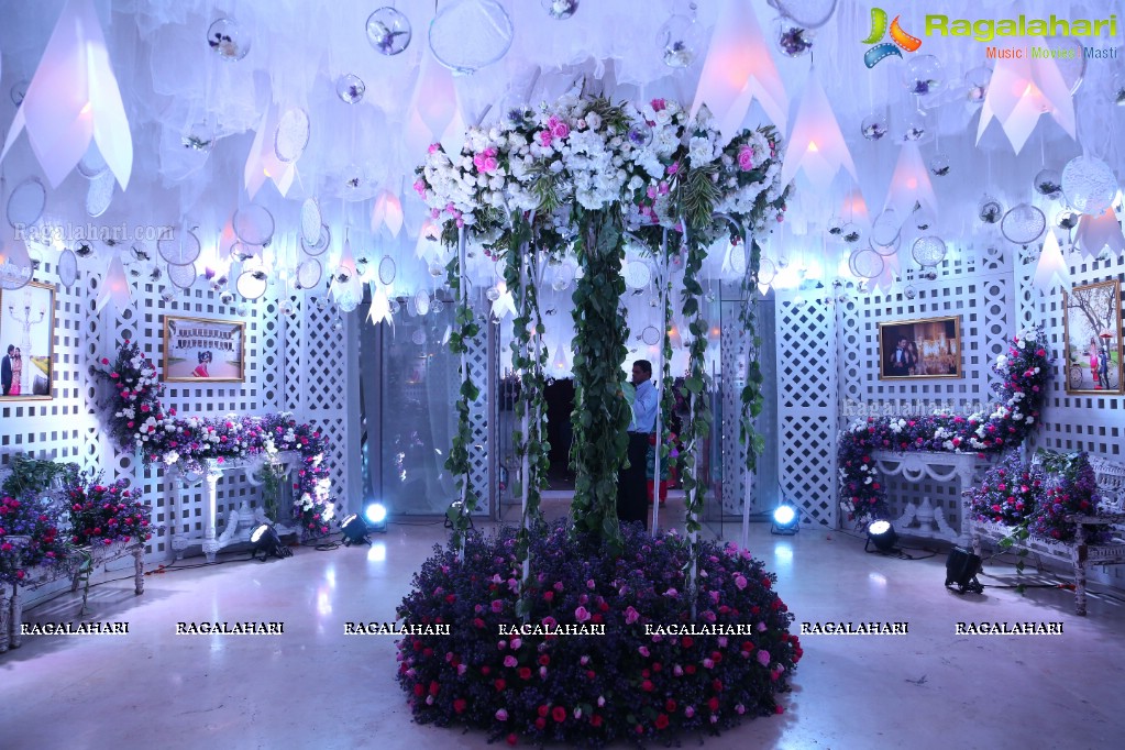 Sabitha & Bhargav Wedding Reception @ Sandhya Convention, Gachibowli