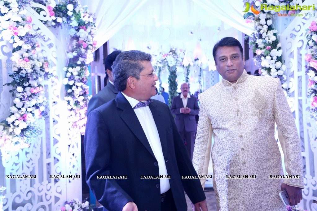 Sabitha & Bhargav Wedding Reception @ Sandhya Convention, Gachibowli