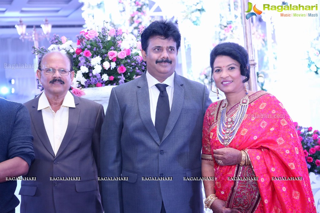 Sabitha & Bhargav Wedding Reception @ Sandhya Convention, Gachibowli