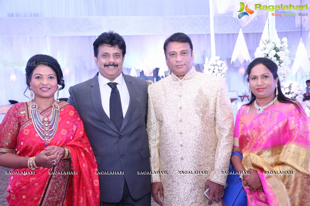 Sabitha & Bhargav Wedding Reception @ Sandhya Convention, Gachibowli