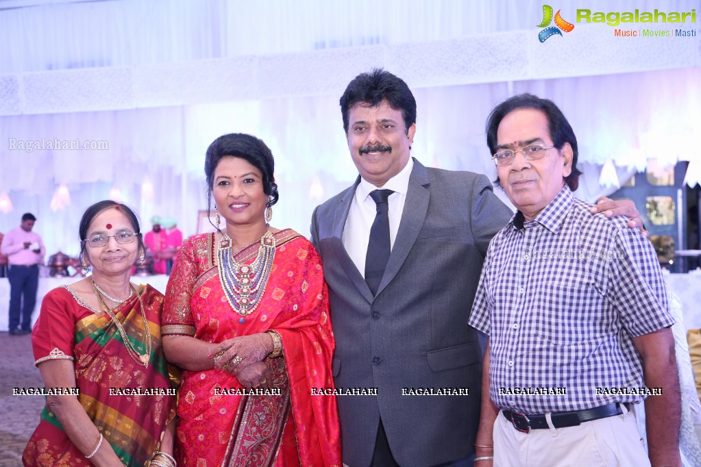 Sabitha & Bhargav Wedding Reception @ Sandhya Convention, Gachibowli