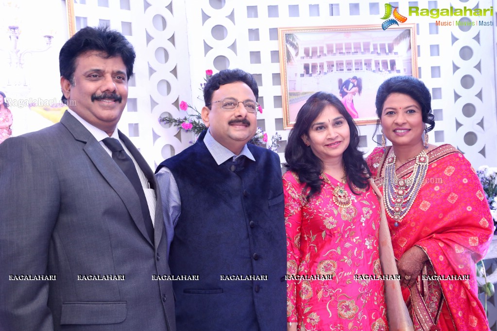 Sabitha & Bhargav Wedding Reception @ Sandhya Convention, Gachibowli