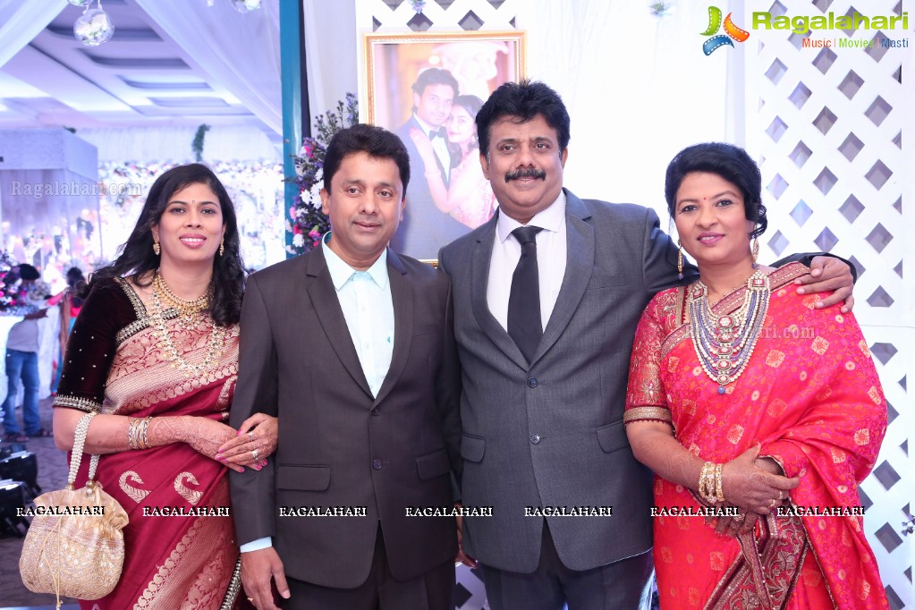 Sabitha & Bhargav Wedding Reception @ Sandhya Convention, Gachibowli