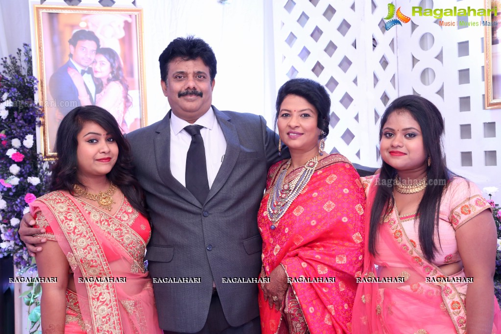 Sabitha & Bhargav Wedding Reception @ Sandhya Convention, Gachibowli