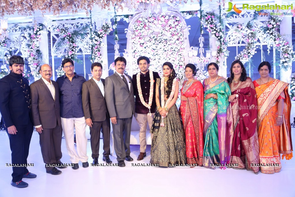 Sabitha & Bhargav Wedding Reception @ Sandhya Convention, Gachibowli