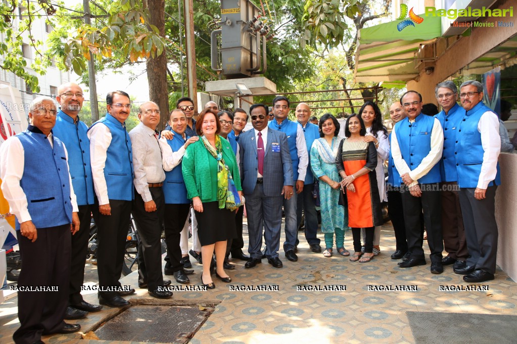 Launch of the Mobile Blood Donation Van by Rotary Club of Hyderabad Deccan