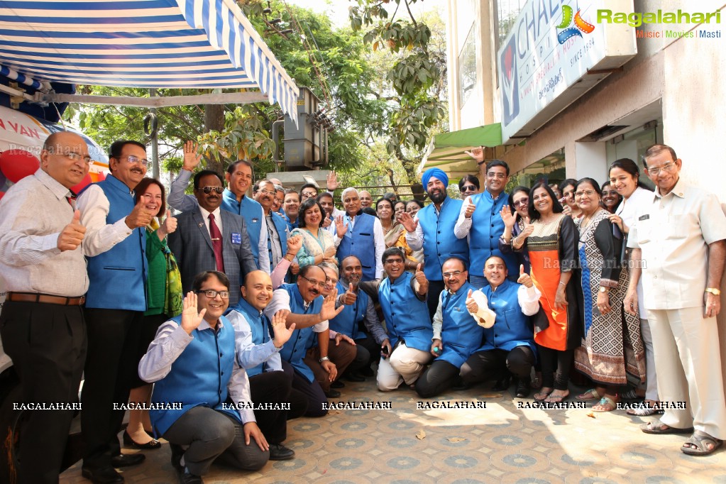 Launch of the Mobile Blood Donation Van by Rotary Club of Hyderabad Deccan