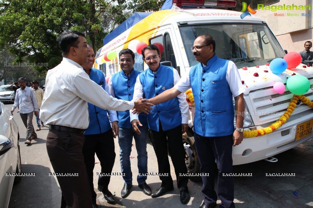 Launch of the Mobile Blood Donation Van by Rotary Club of Hyderabad Deccan