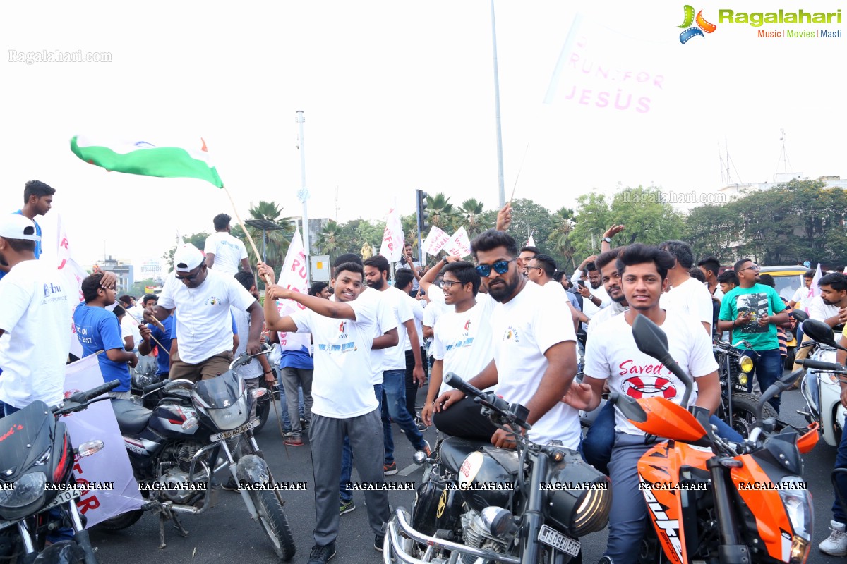 Run For Jesus Rally Flagged Off by T Harish Rao