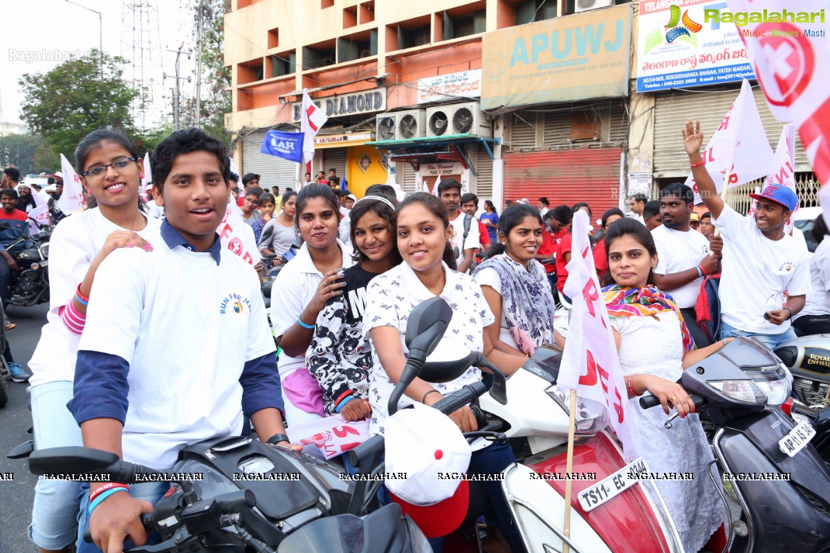 Run For Jesus Rally Flagged Off by T Harish Rao