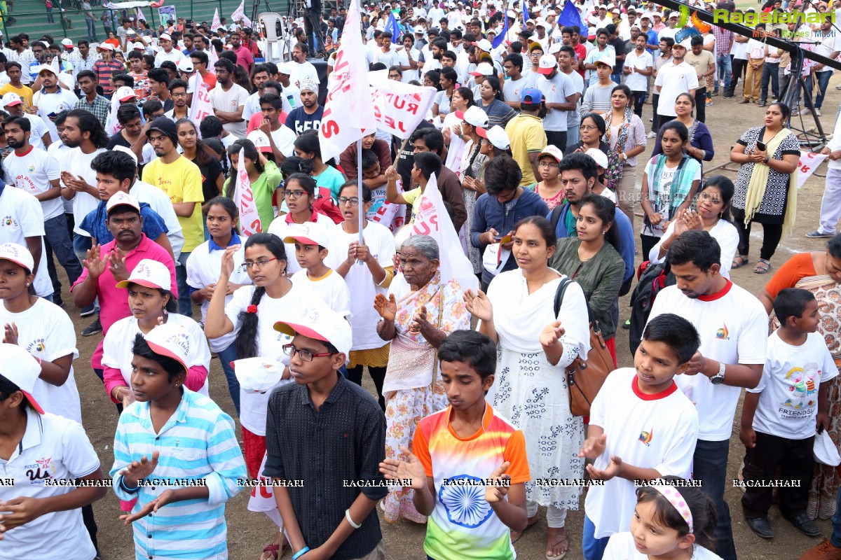 Run For Jesus Rally Flagged Off by T Harish Rao