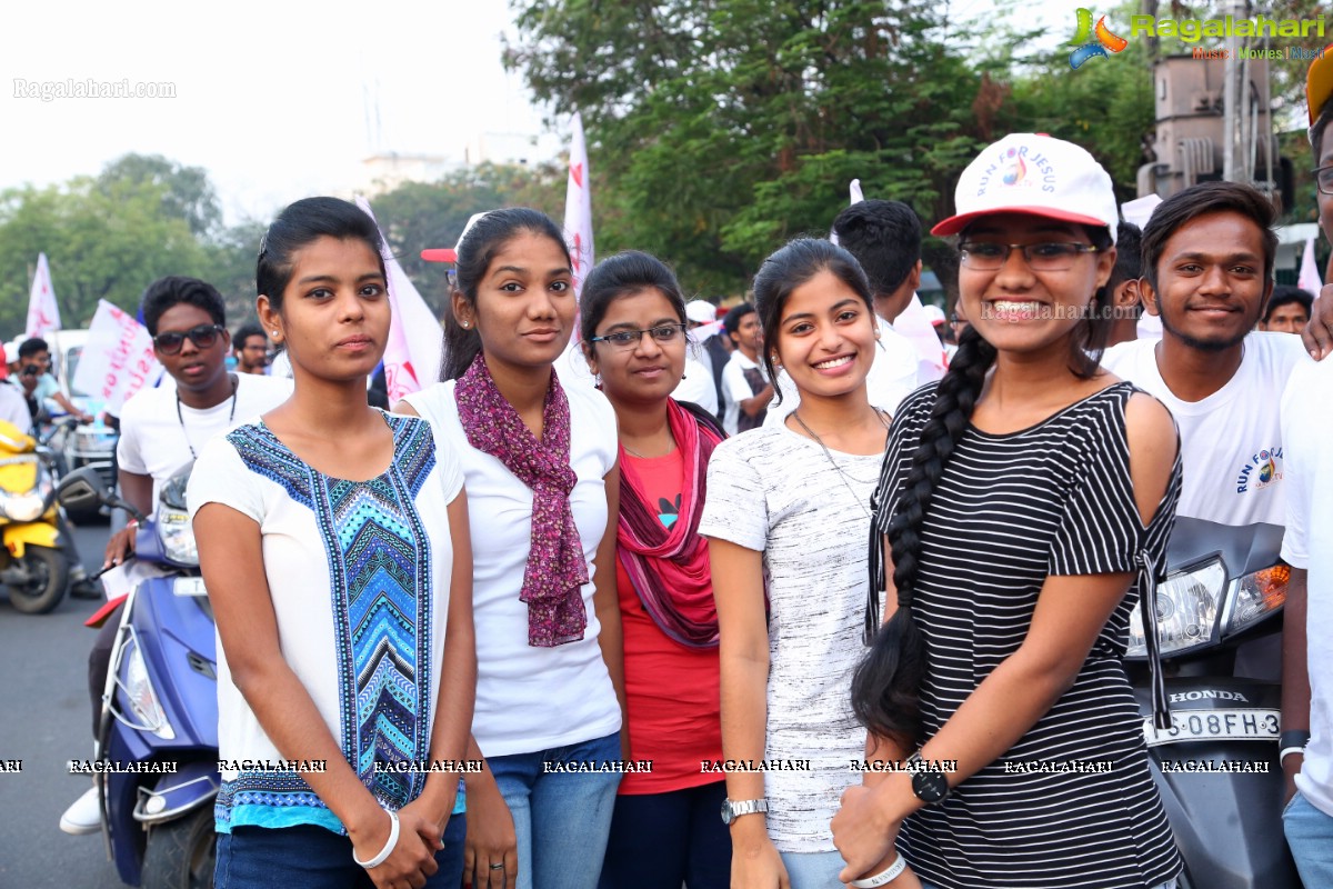 Run For Jesus Rally Flagged Off by T Harish Rao