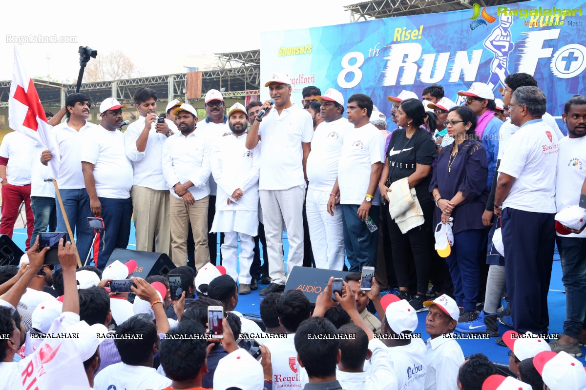 Run For Jesus Rally Flagged Off by T Harish Rao