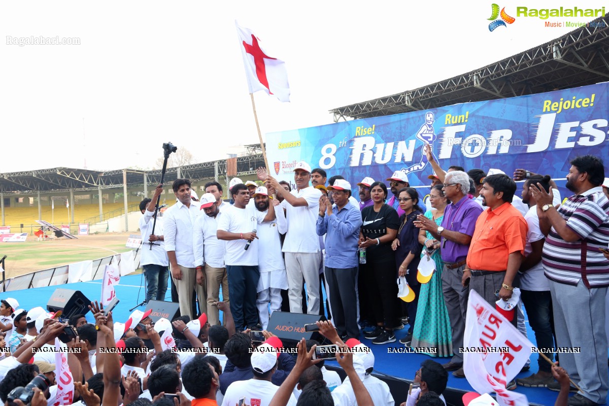 Run For Jesus Rally Flagged Off by T Harish Rao