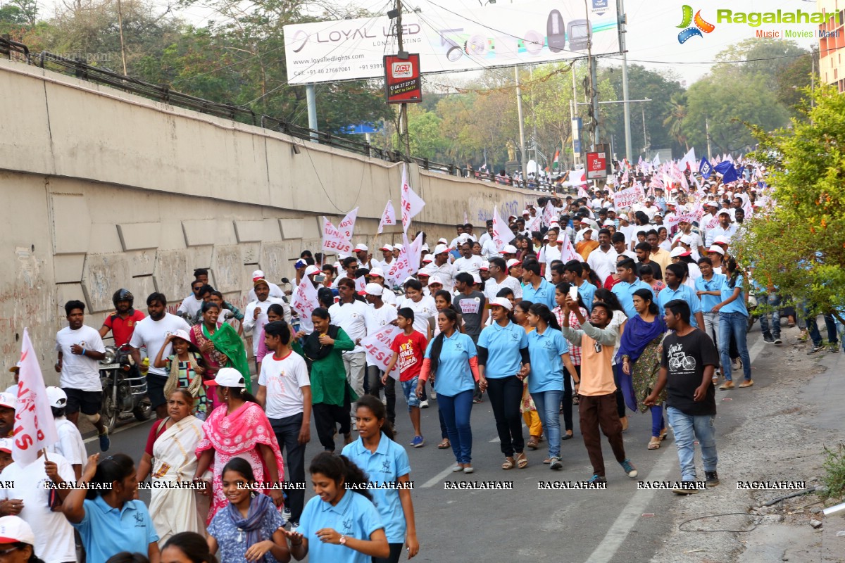 Run For Jesus Rally Flagged Off by T Harish Rao