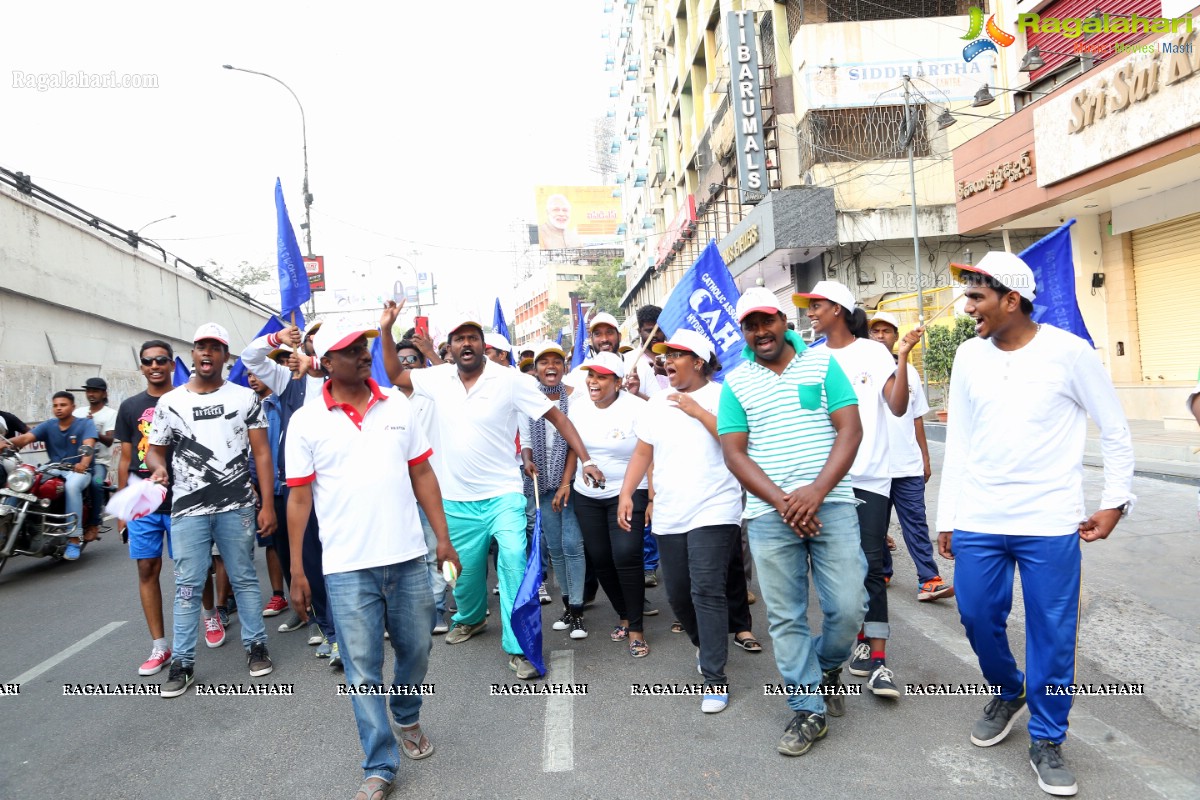 Run For Jesus Rally Flagged Off by T Harish Rao