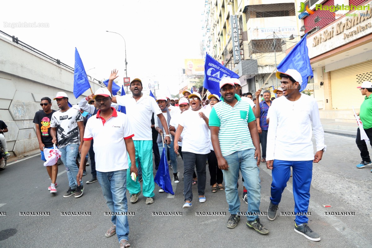 Run For Jesus Rally Flagged Off by T Harish Rao