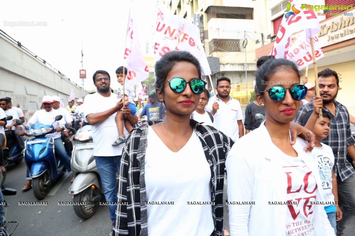 Run For Jesus Rally Flagged Off by T Harish Rao