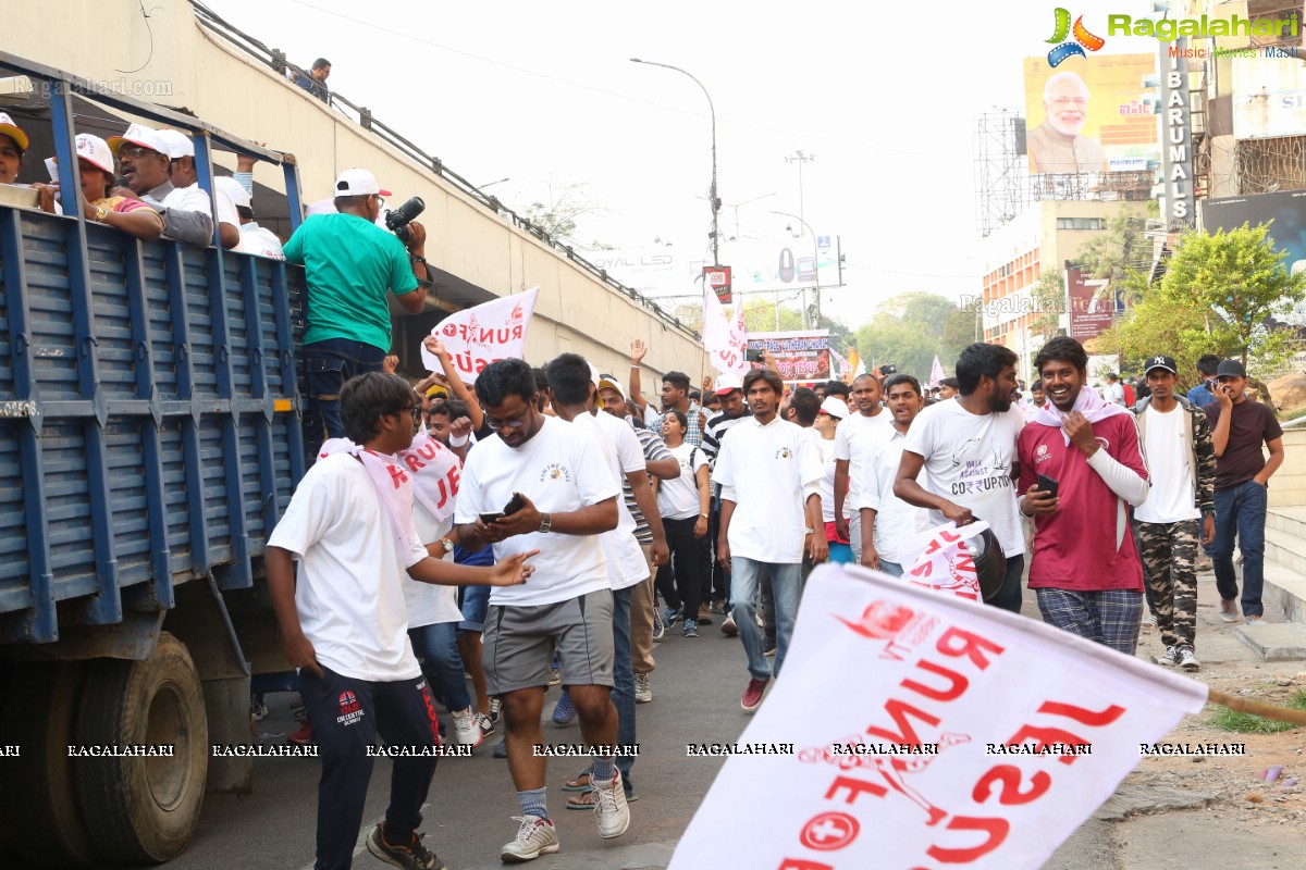 Run For Jesus Rally Flagged Off by T Harish Rao