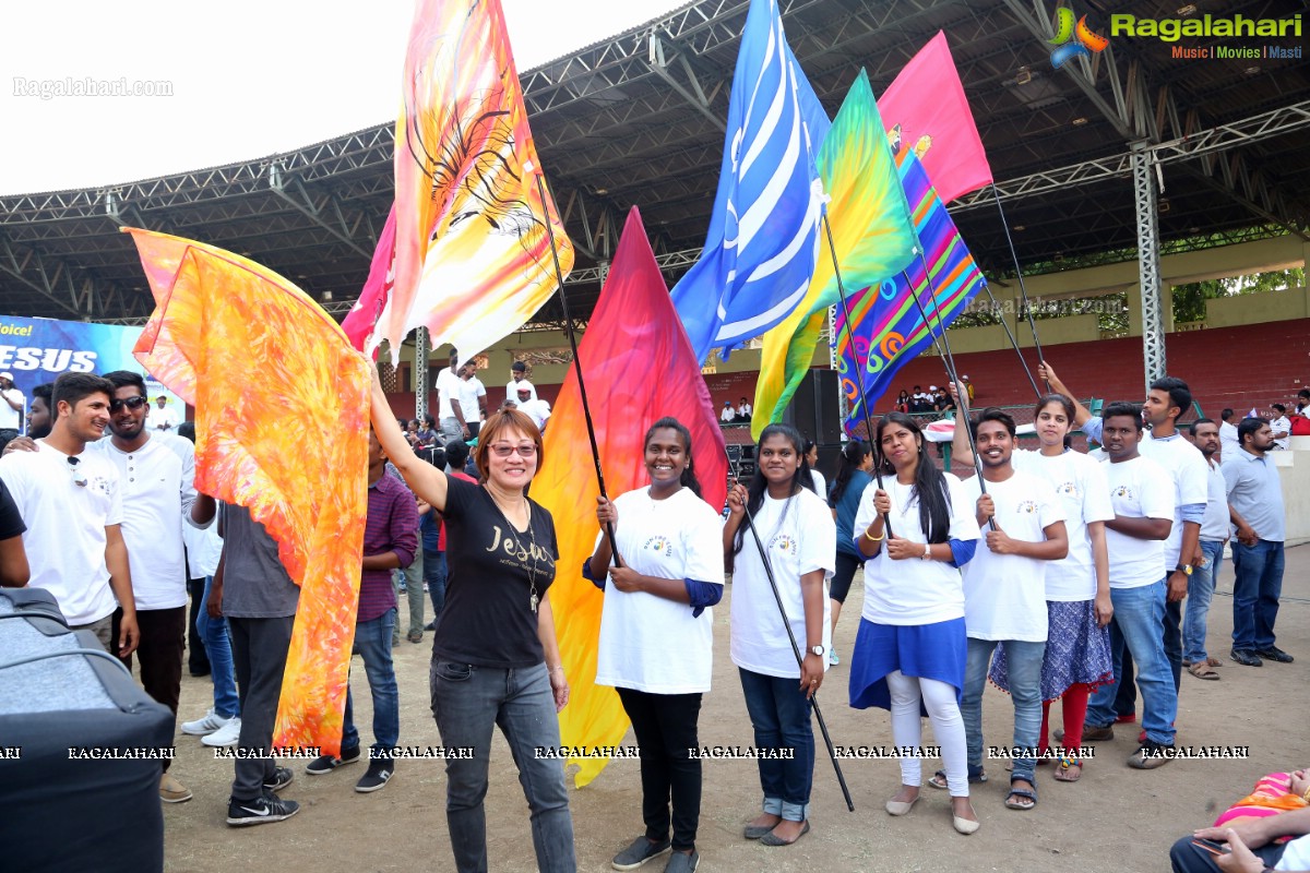 Run For Jesus Rally Flagged Off by T Harish Rao