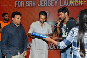 Sai Dharam Tej Launches SRH Jersey at KLM Fashion Mall