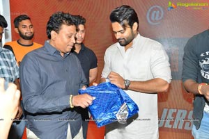 Sai Dharam Tej Launches SRH Jersey at KLM Fashion Mall