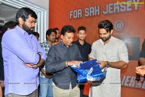 Sai Dharam Tej Launches SRH Jersey at KLM Fashion Mall